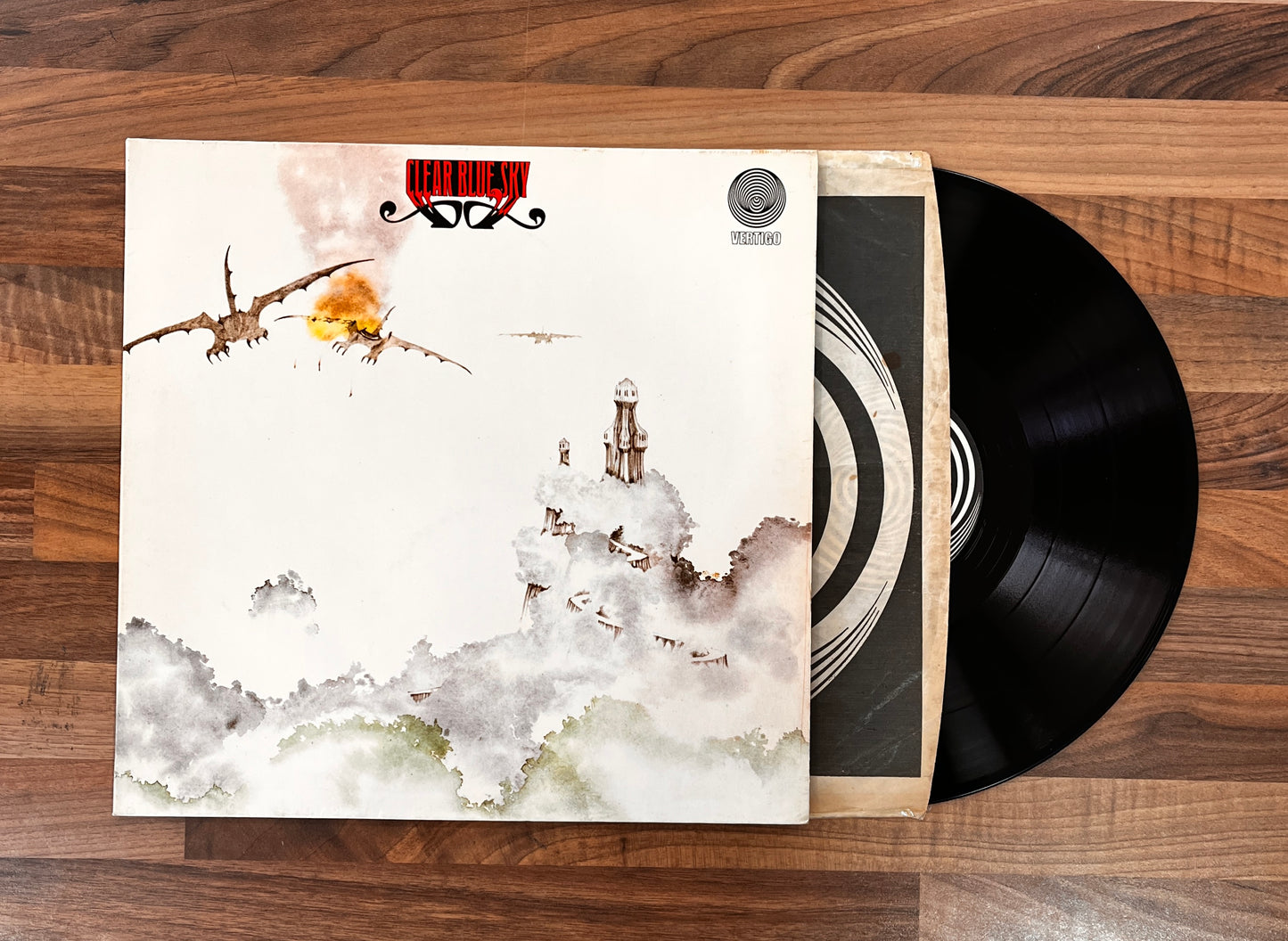 clear blue sky vertigo first pressing vinyl south records southend