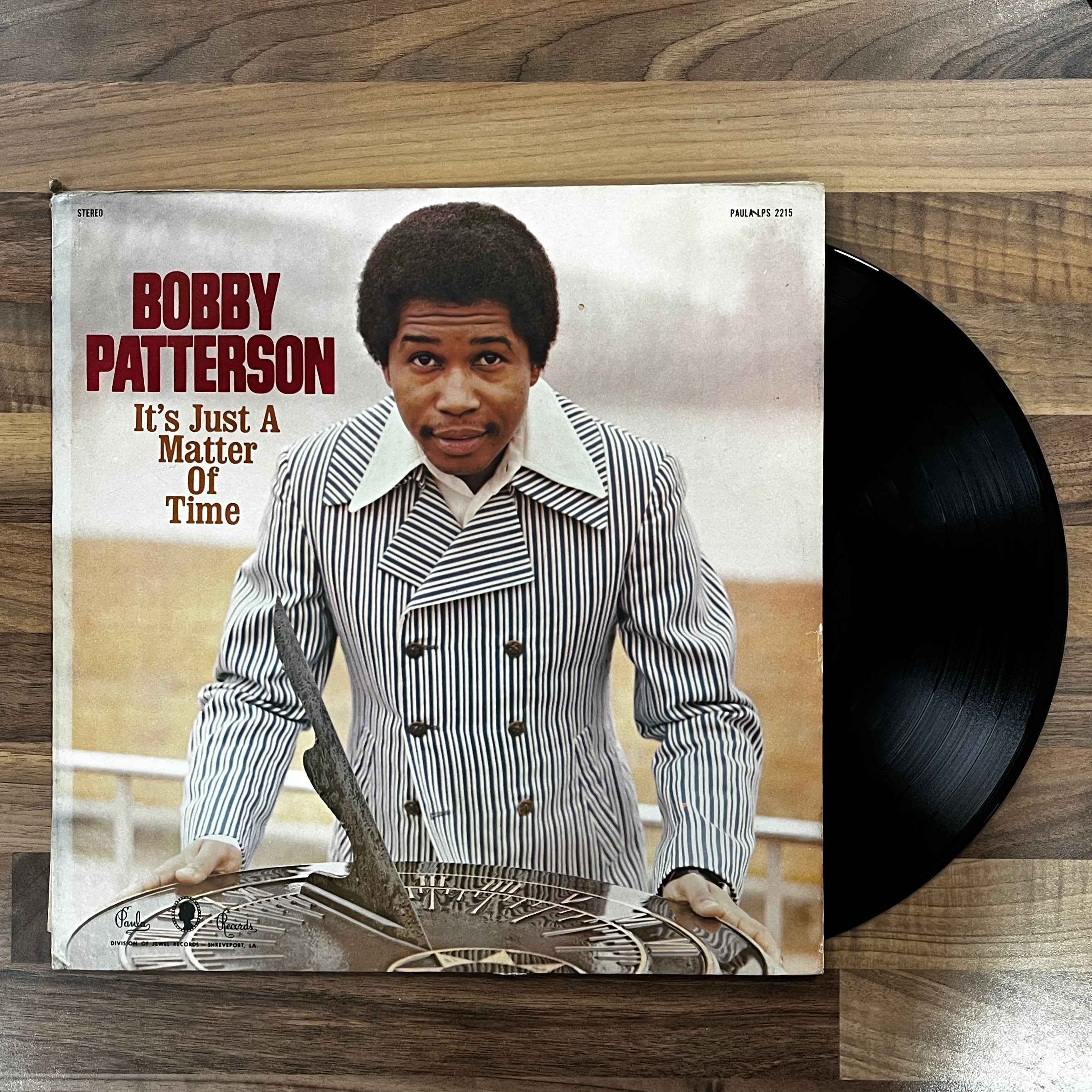 Bobby Patterson ‎– It's Just A Matter Of Time Vinyl | South Records