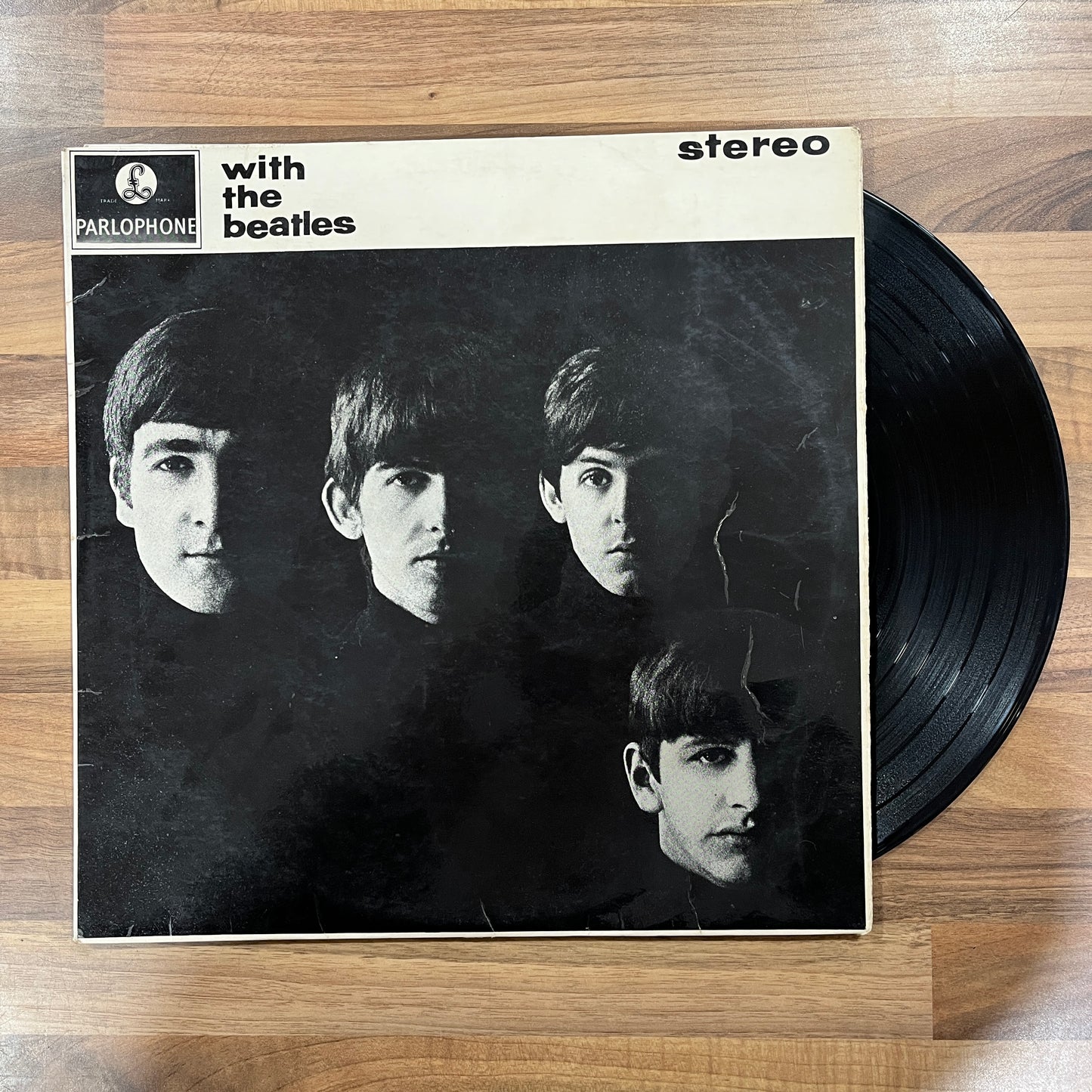 the beatles with the og, original, first, pressing, vinyl south records southend