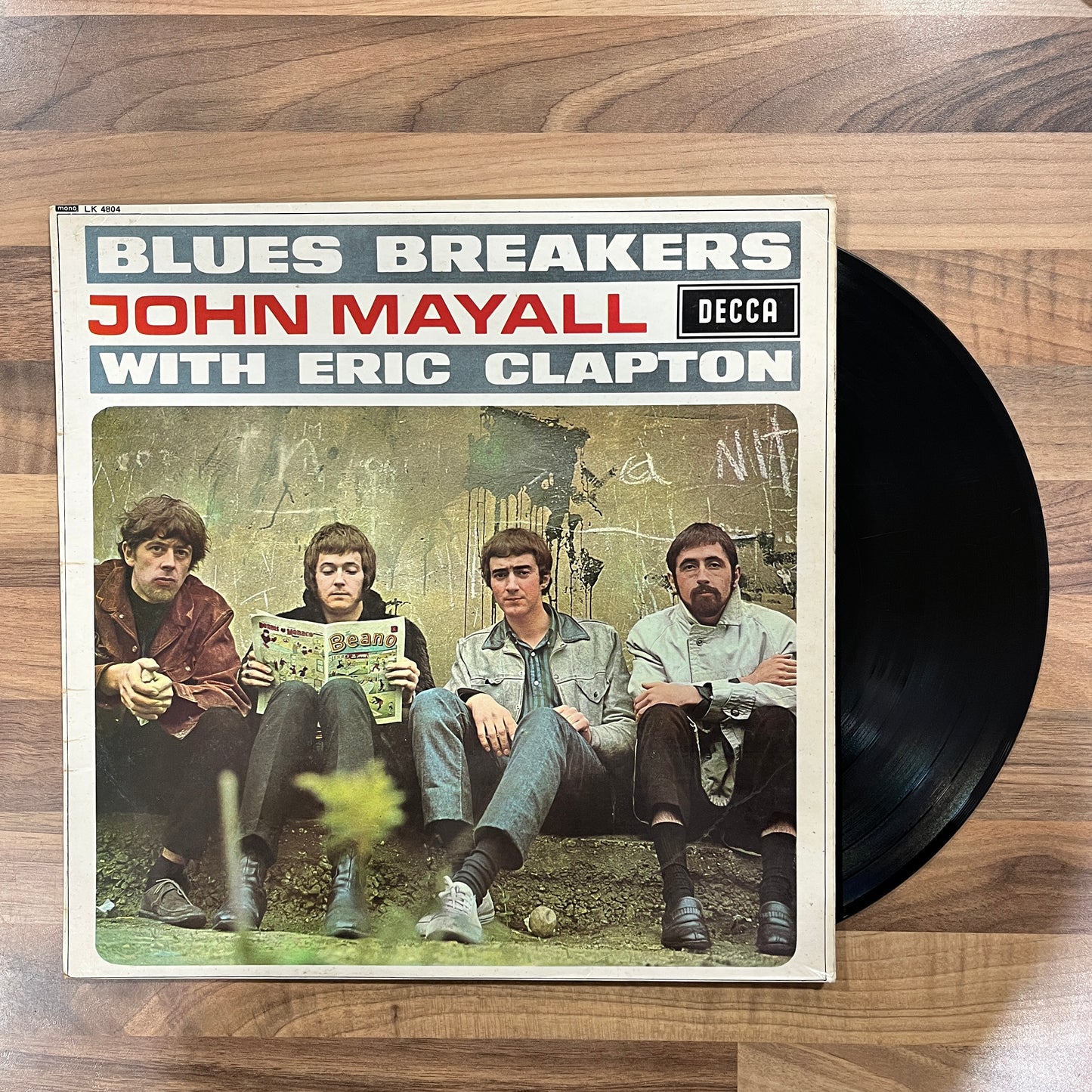 john mayall with eric clapton blues breakers og, original, first, pressing, vinyl south records southend