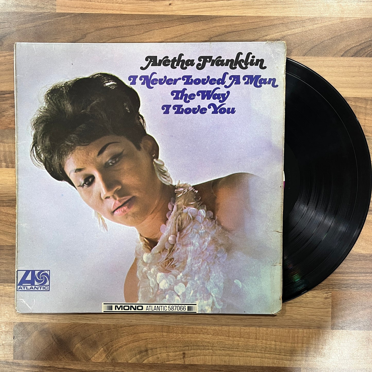 Aretha Franklin – I Never Loved A Man The Way I Love You album cover artwork south records
