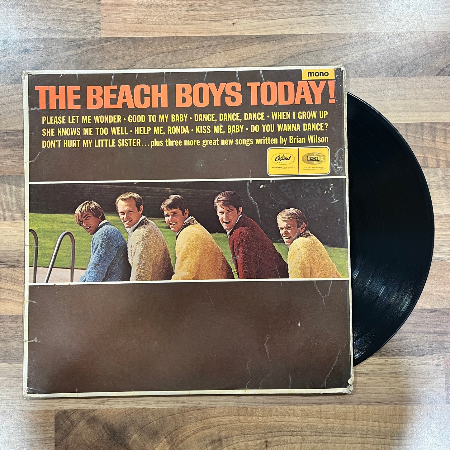 the beach boys today album cover
