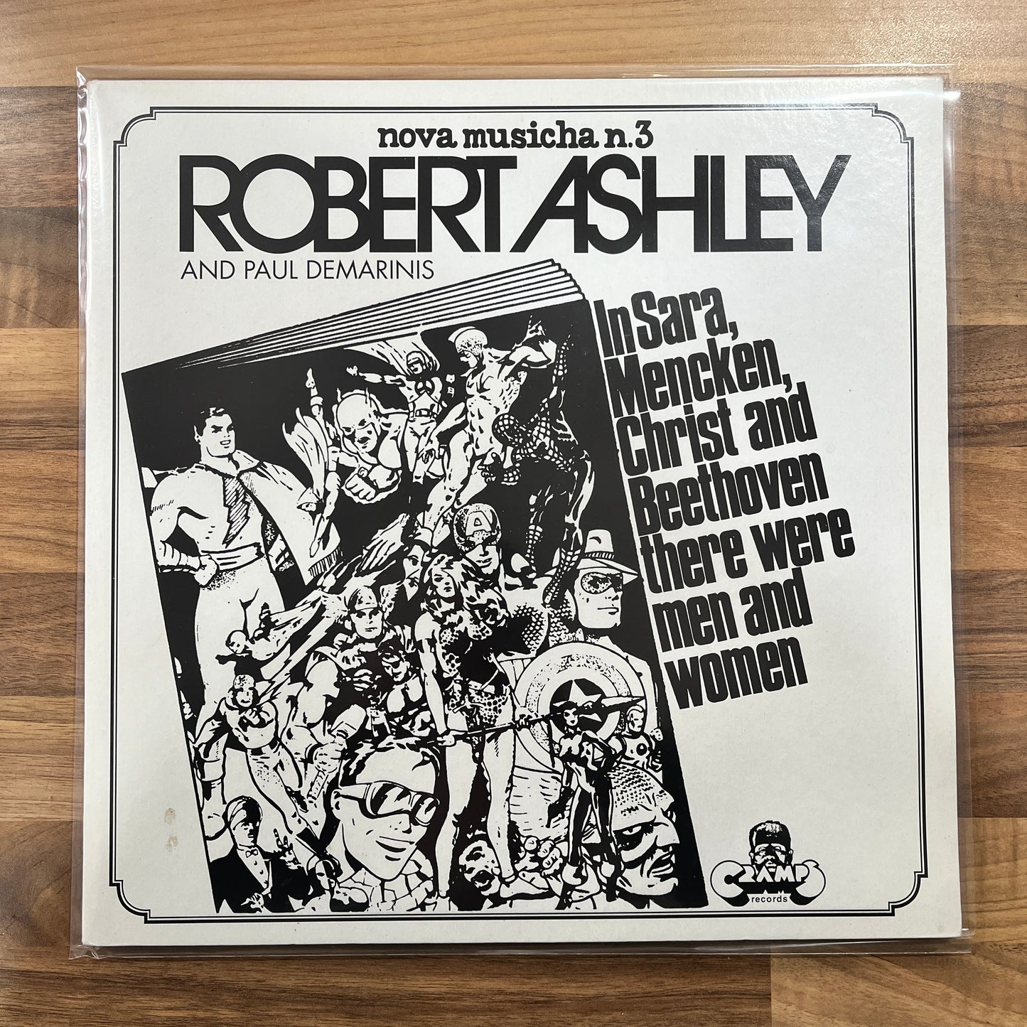 Robert Ashley And Paul DeMarinis – In Sara, Mencken, Christ And Beethoven There Were Men And Women