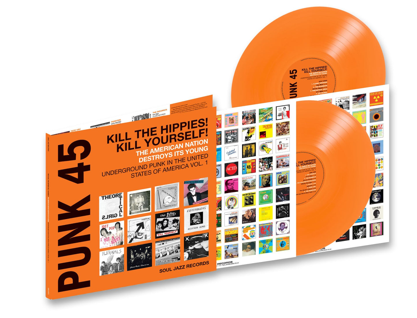 Various - PUNK 45: Kill The Hippies! Kill Yourself! - The American Nation Destroys Its Young: Underground Punk in The United States of America, 1973-1980
