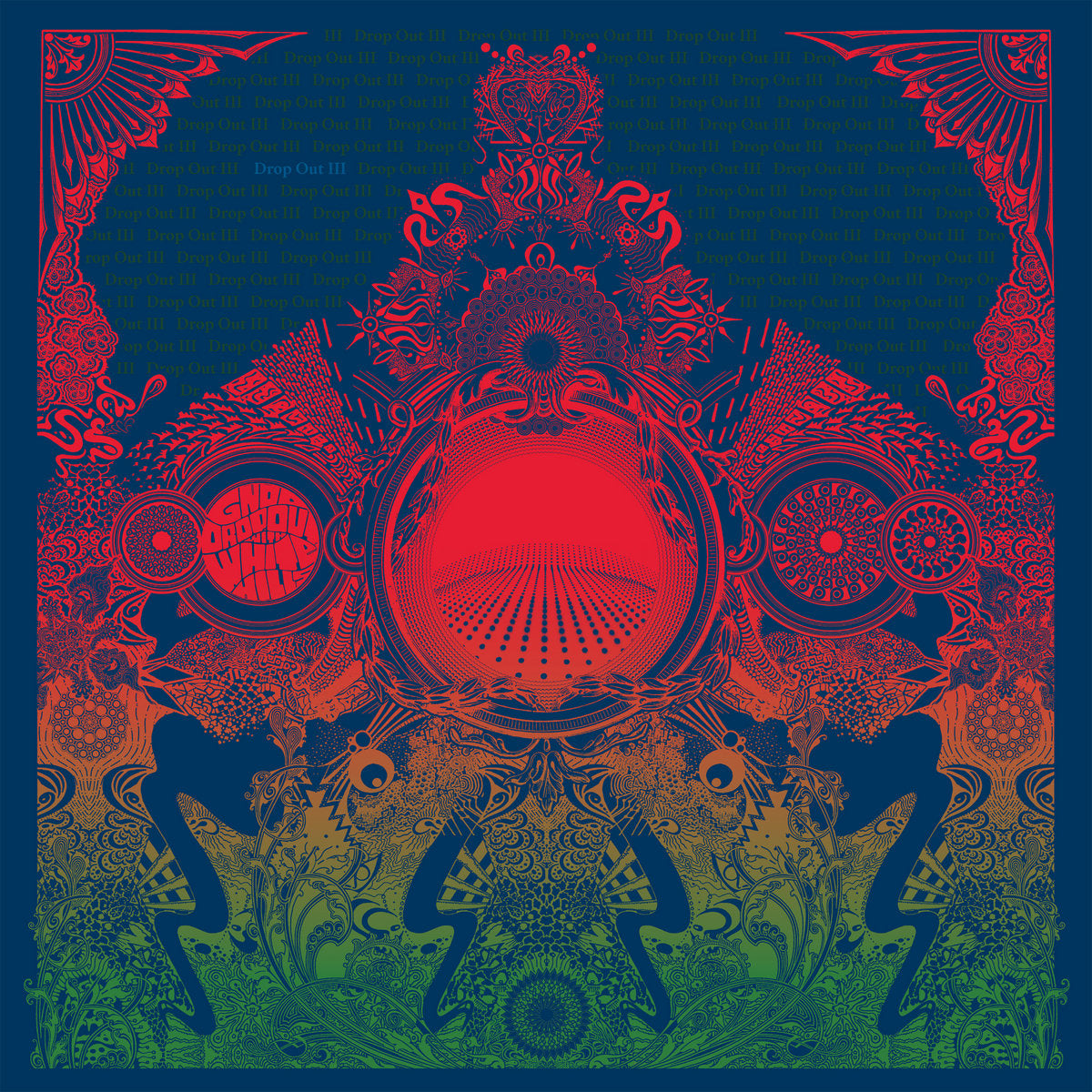 Gnod & White Hills - Drop Out III coloured vinyl album