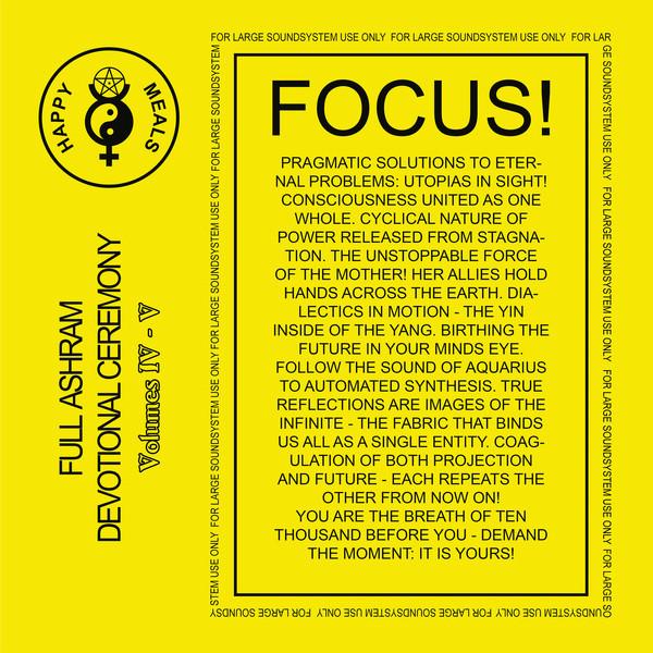 Happy Meals - Full Ashram Devotional Ceremony Volumes IV-V-LP-South