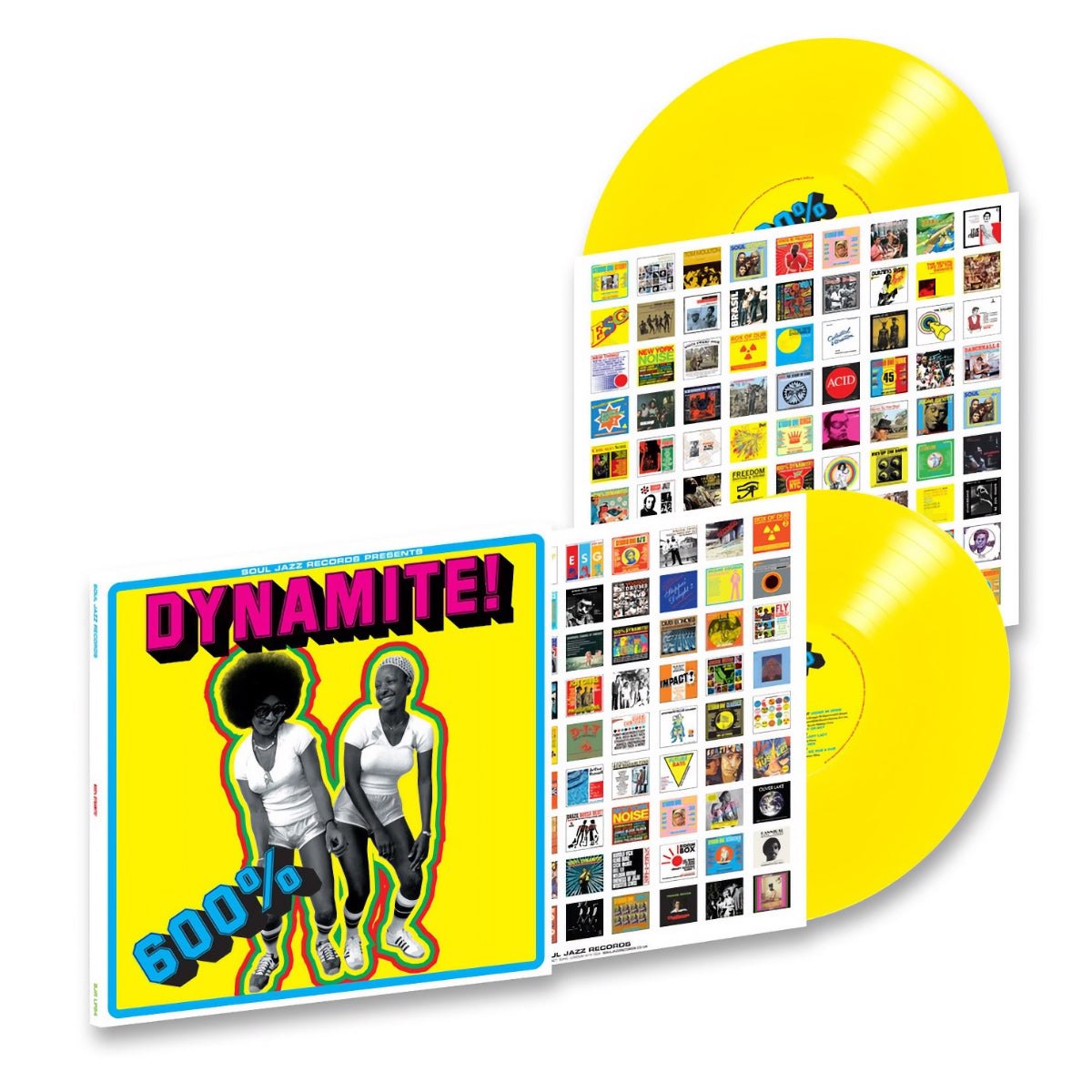 600% dynamite Ska, Soul, Rocksteady, Funk and Dub in Jamaica soul jazz records yellow vinyl