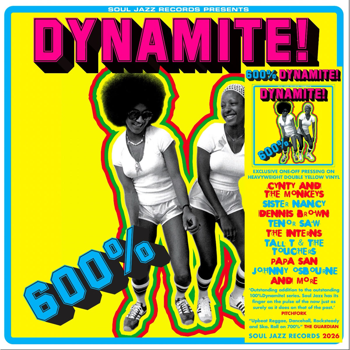600% dynamite Ska, Soul, Rocksteady, Funk and Dub in Jamaica soul jazz records artwork