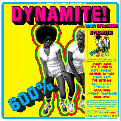 600% dynamite Ska, Soul, Rocksteady, Funk and Dub in Jamaica soul jazz records artwork