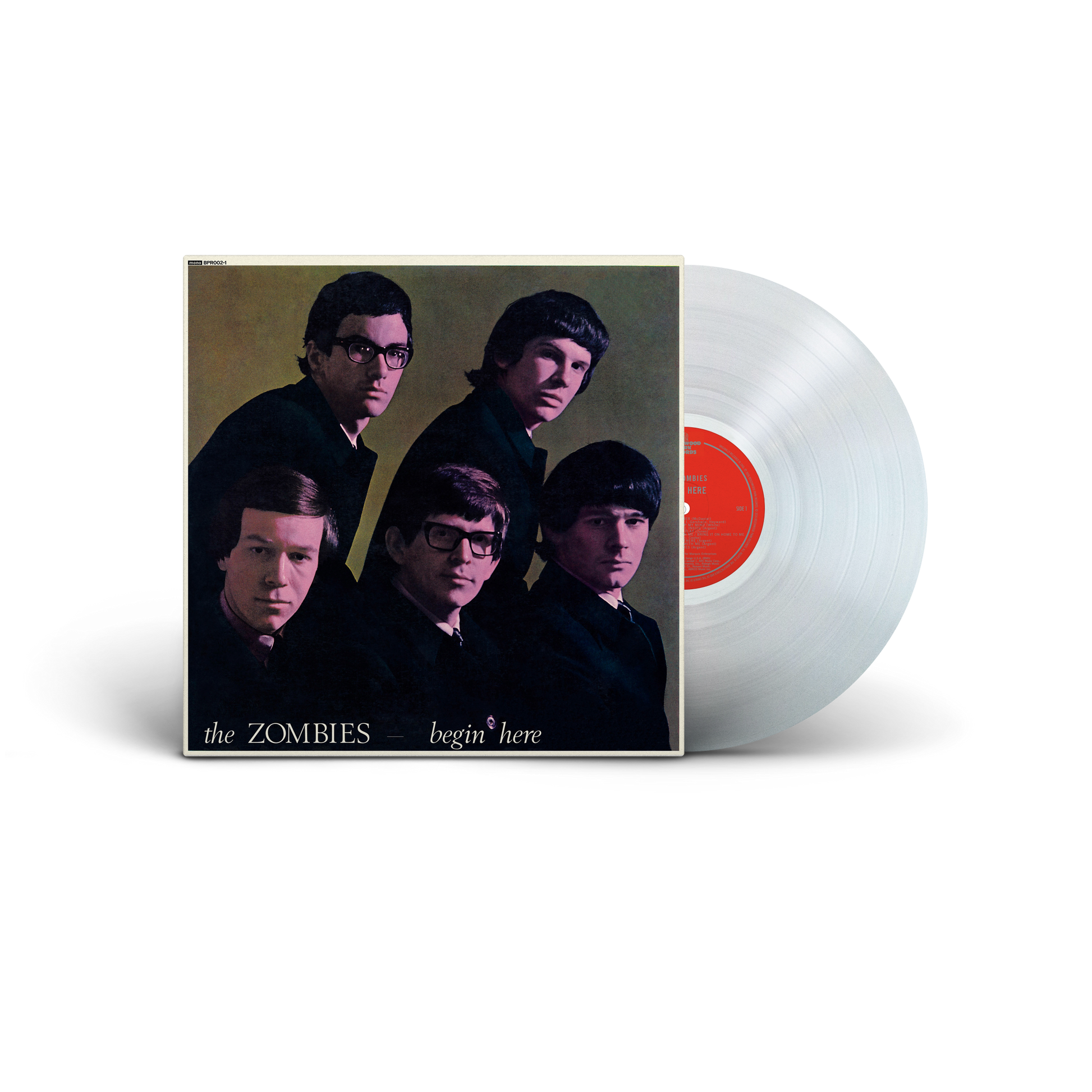 the zombies begin here album artwork mono clear vinyl 2026