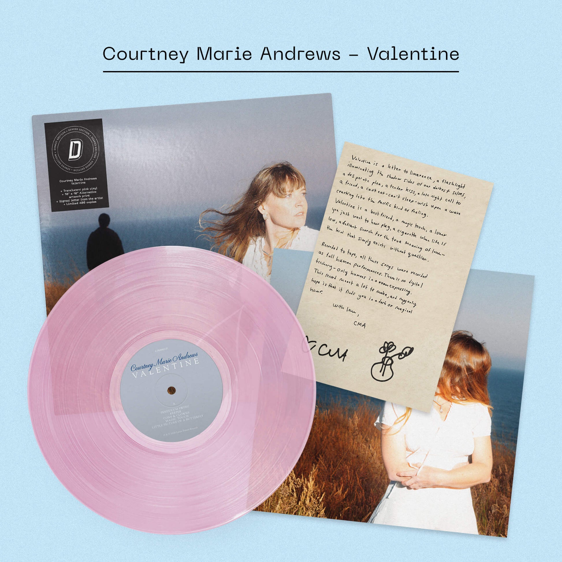 Courtney Marie Andrews - Valentine south records southend dinked edition vinyl