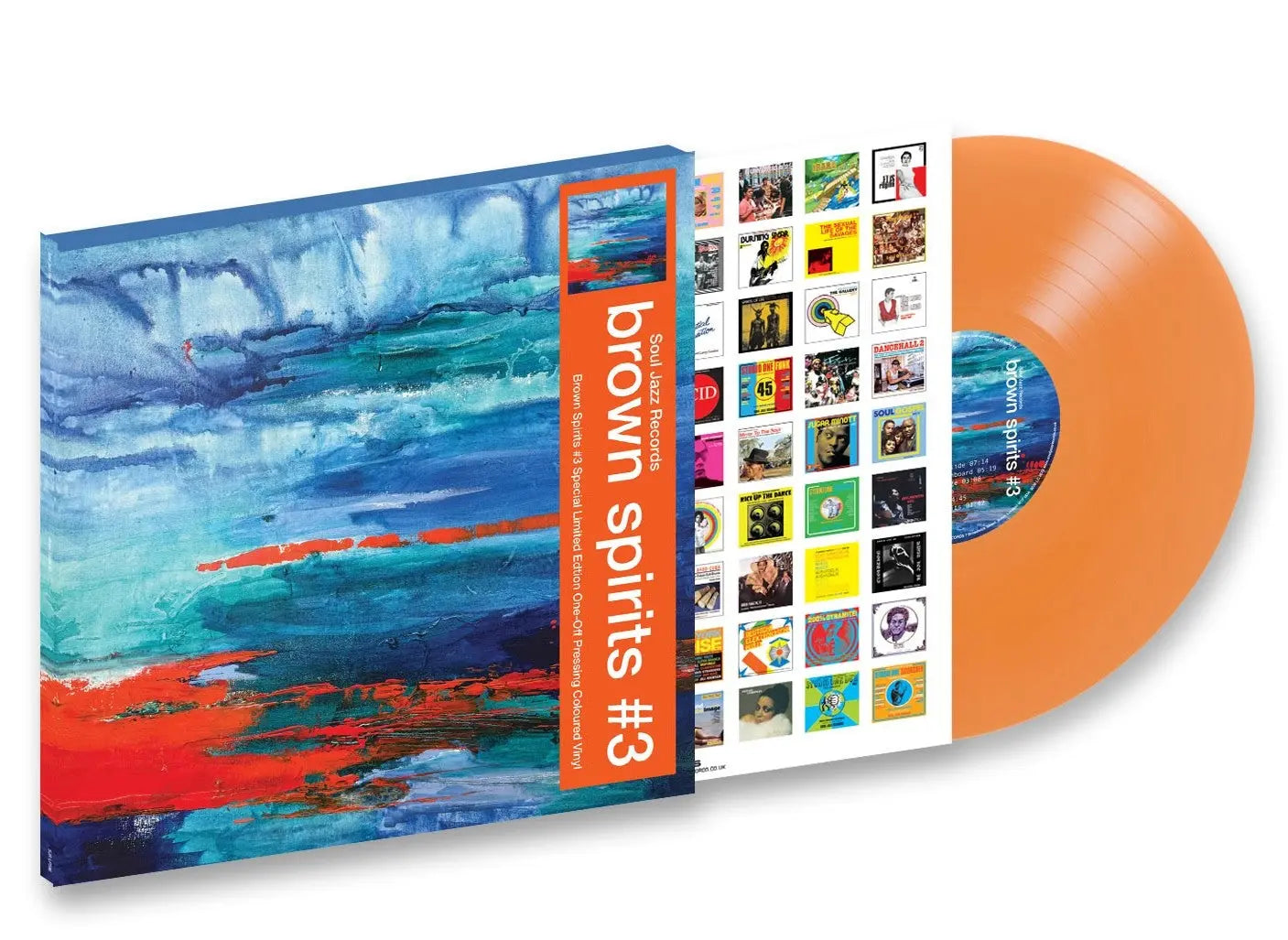 brown spirits #3 album artwork soul jazz orange vinyl