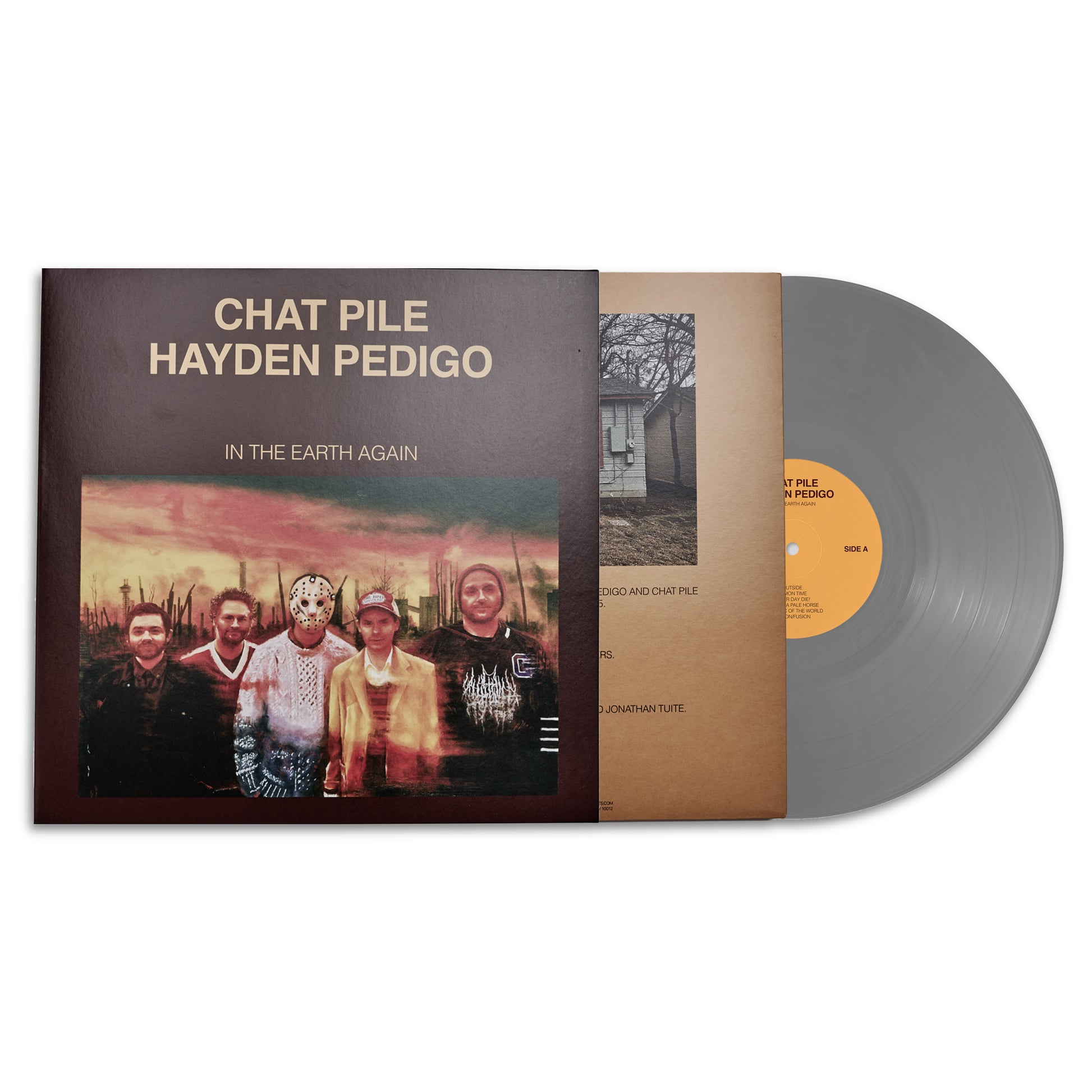 chat pile and hayden pedigo in the earth again south records southend silver vinyl