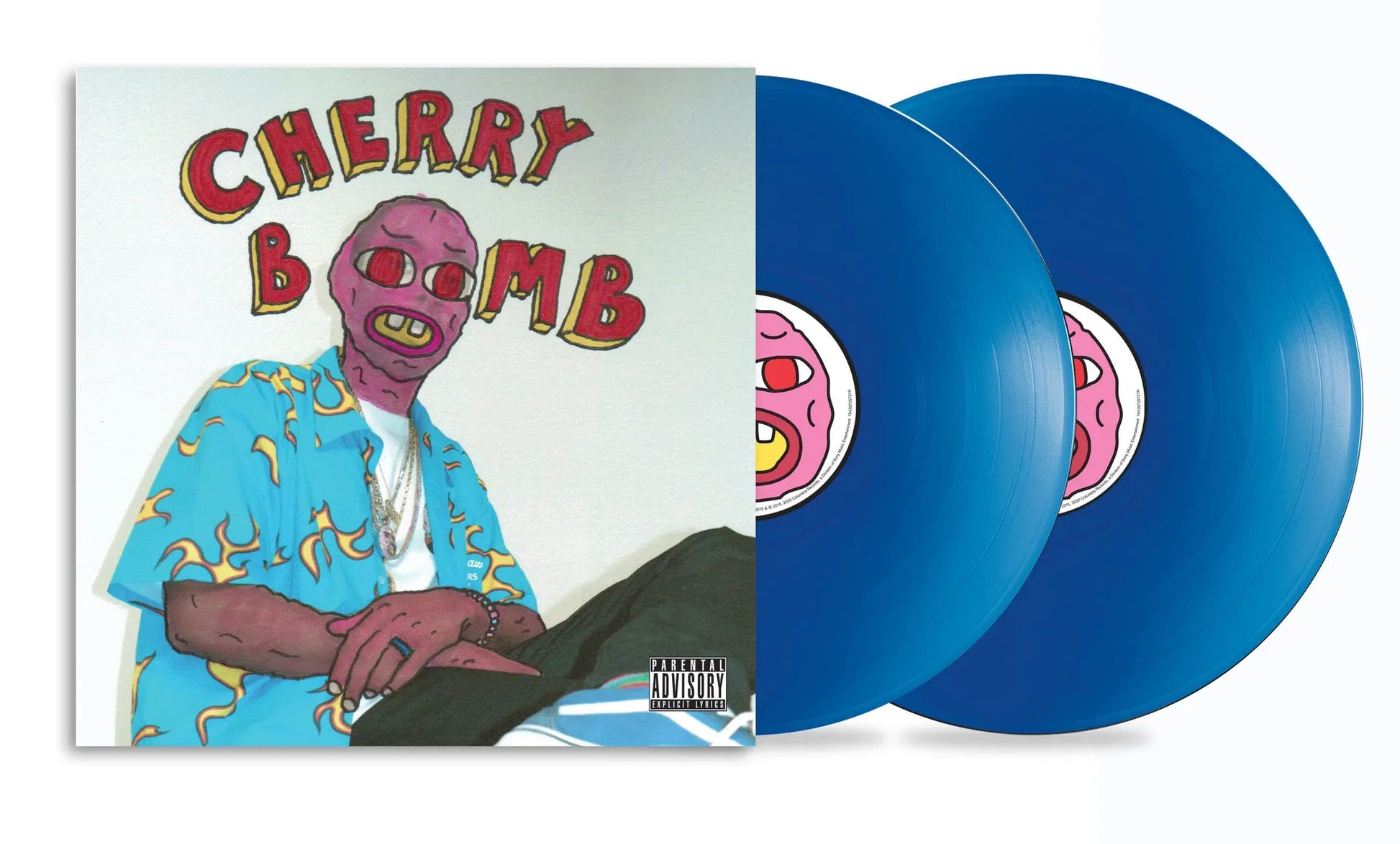 tyler the creator chery bomb mask cover album south records southend blue vinyl