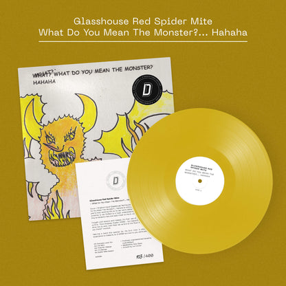 Glasshouse Red Spider Mite - What Do You Mean The Monster?... Hahaha south records southend dinked edition vinyl