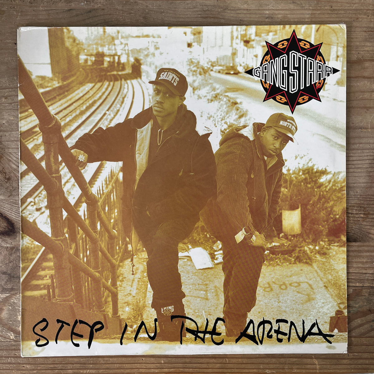 gang starr step in the arena south records vinyl first pressing