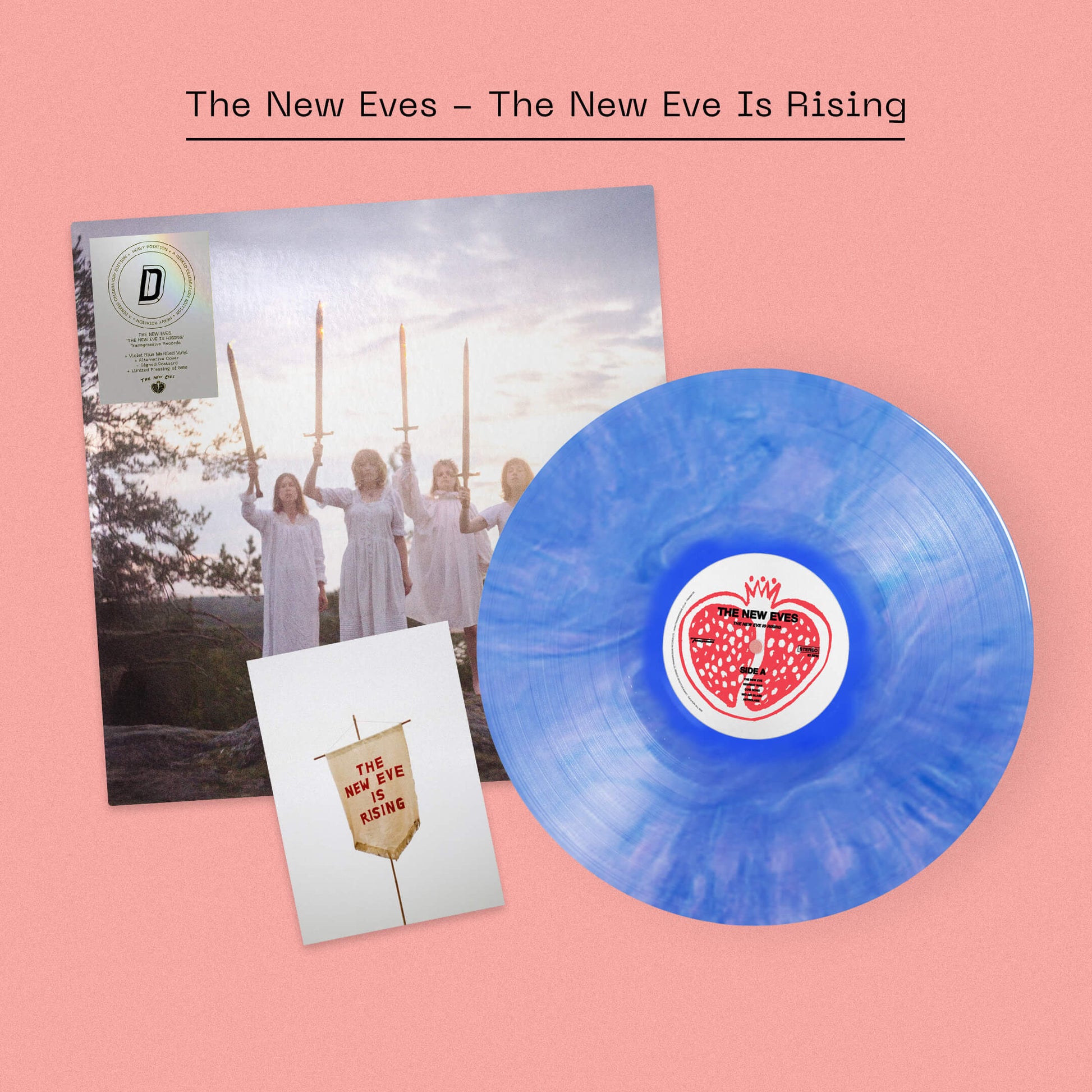 The New Eves - The New Eve Is Rising album cover south records dinked edition vinyl