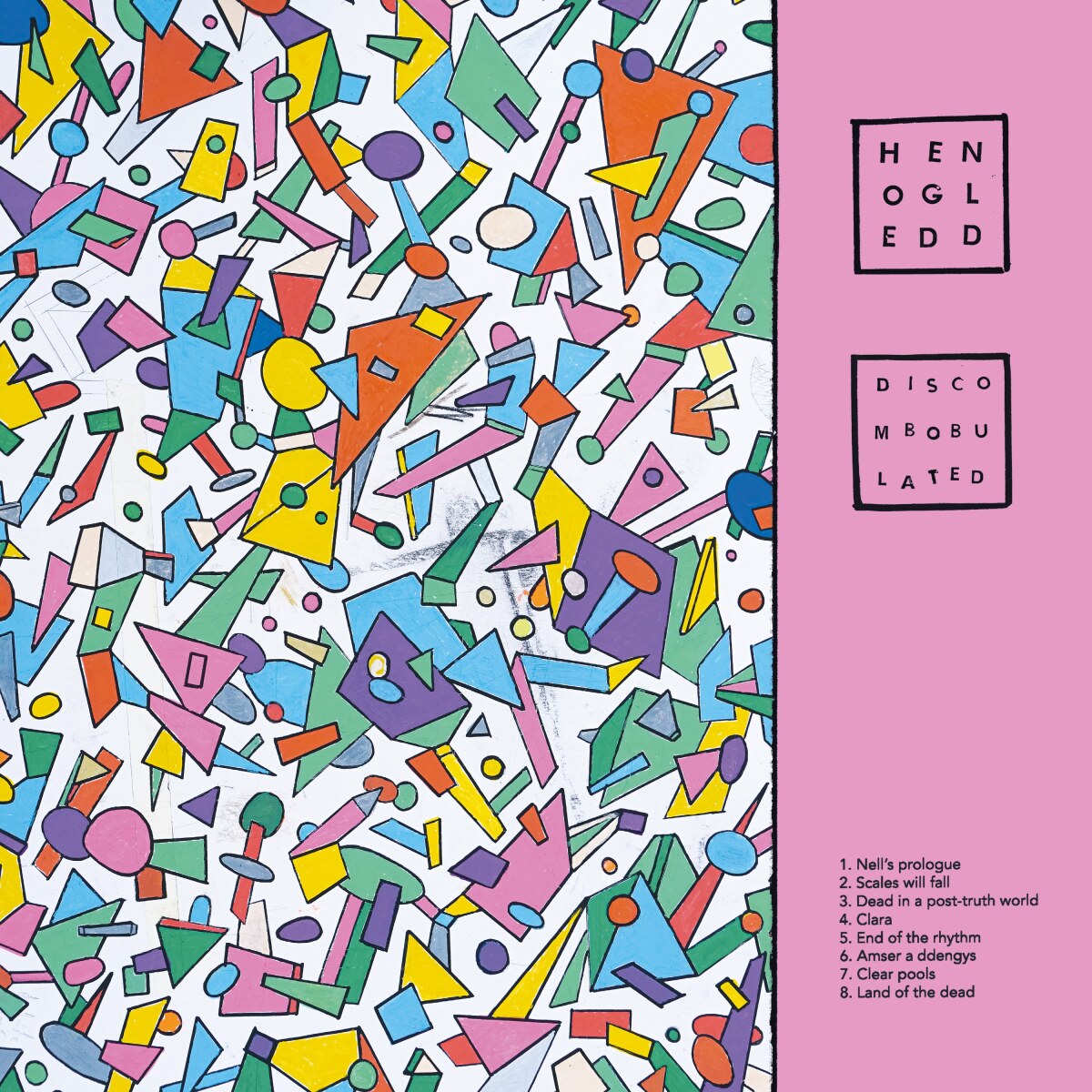 hen ogledd discombobulated album artwork