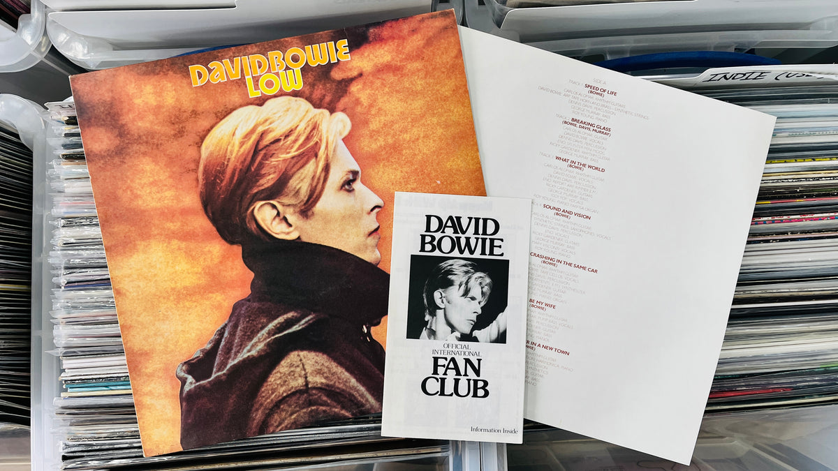 david bowie low first pressing vinyl south records fan club insert 1977