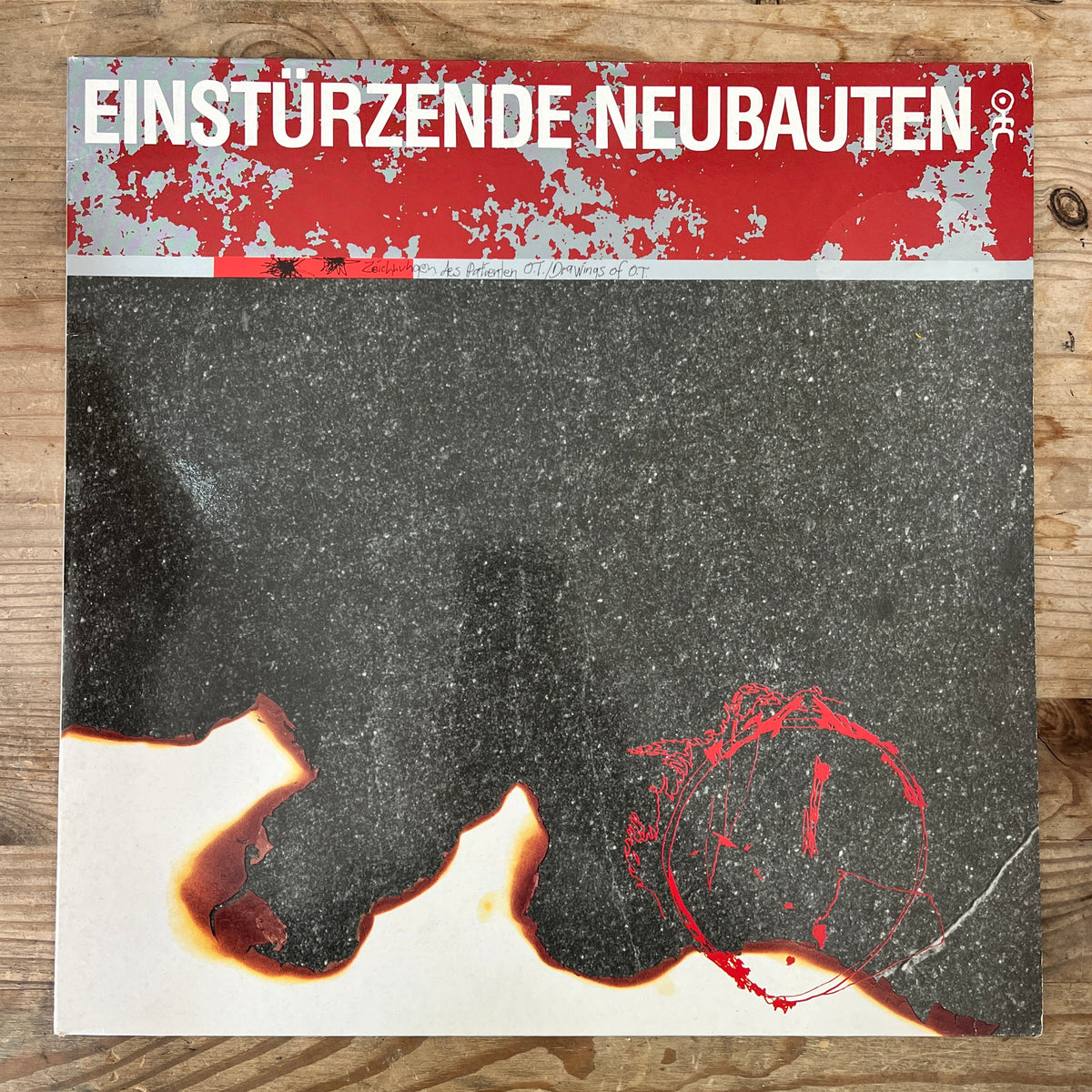 Einstürzende Neubauten ‎– Zeichnungen Des Patienten O.T. / Drawings Of O.T. south records vinyl