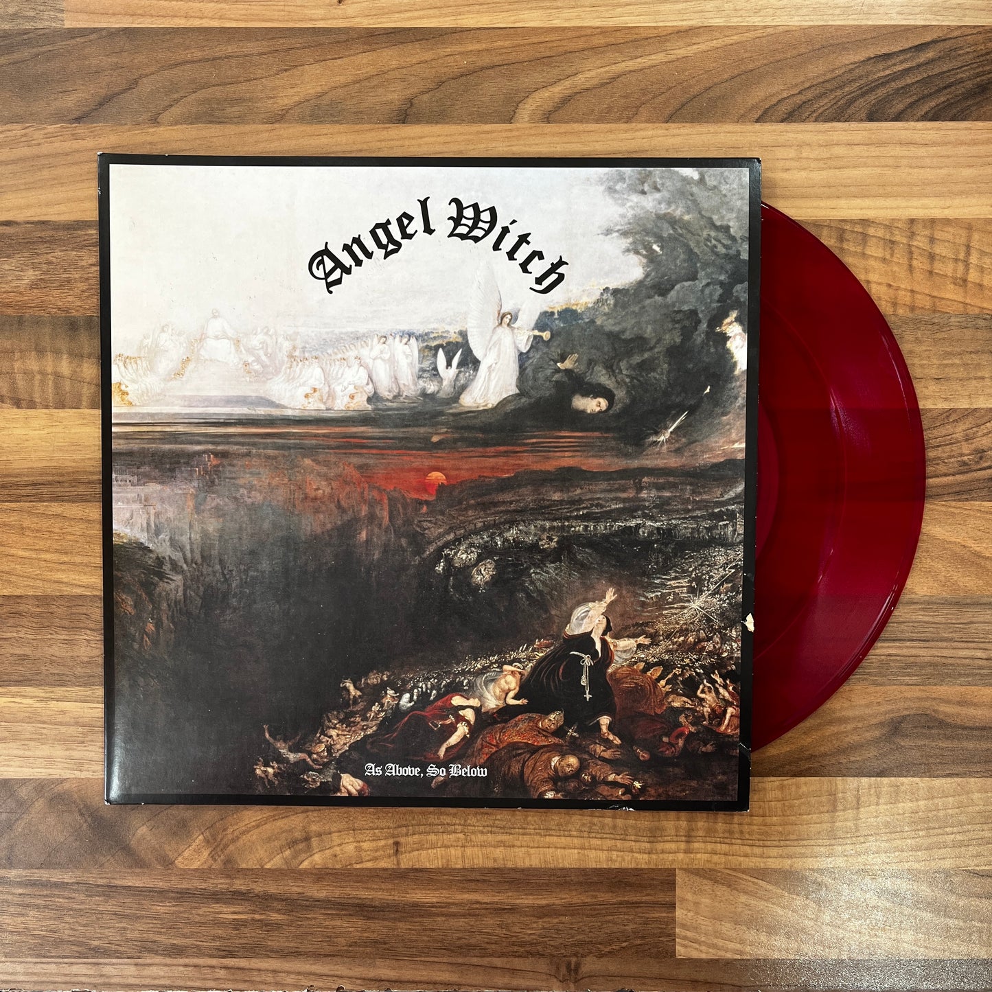 angel witch limited red vinyl south records southend