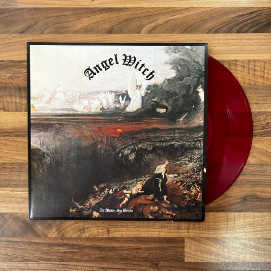 angel witch limited red vinyl south records southend