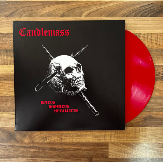 Candlemass - Epicus Doomicus Metallicus limited red vinyl south records southend