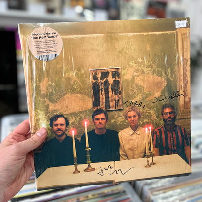 modern nature the heat warps signed vinyl album south records southend