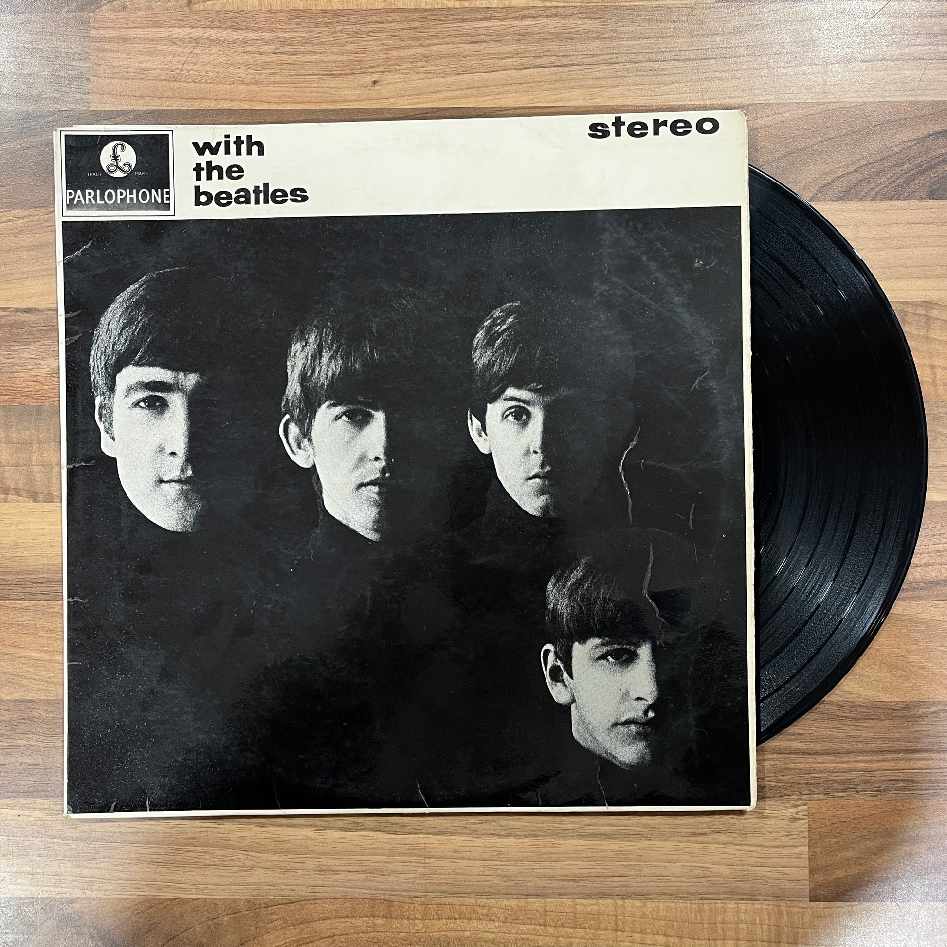 the beatles with the og, original, first, pressing, vinyl south records southend