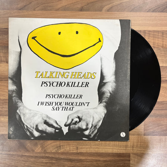 talking heads psycho killer original first pressing vinyl south records southend rare