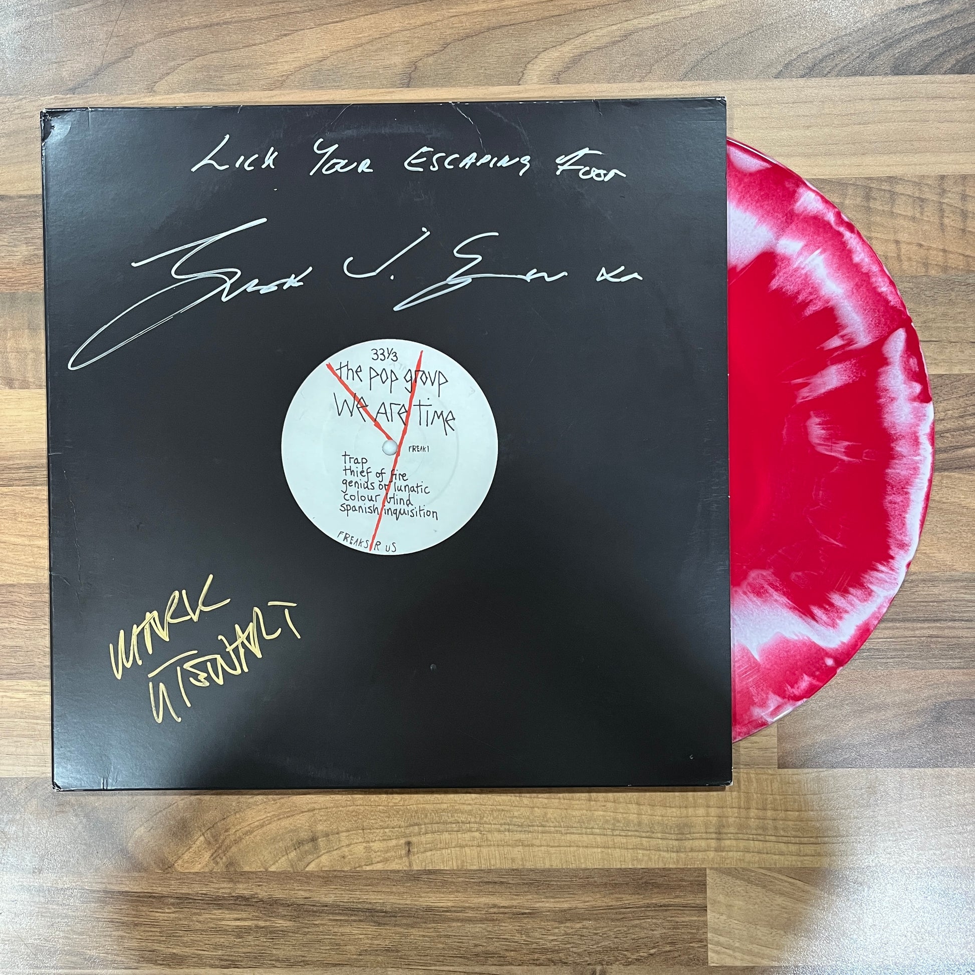 the pop group we are time coloured vinyl south records southend rare