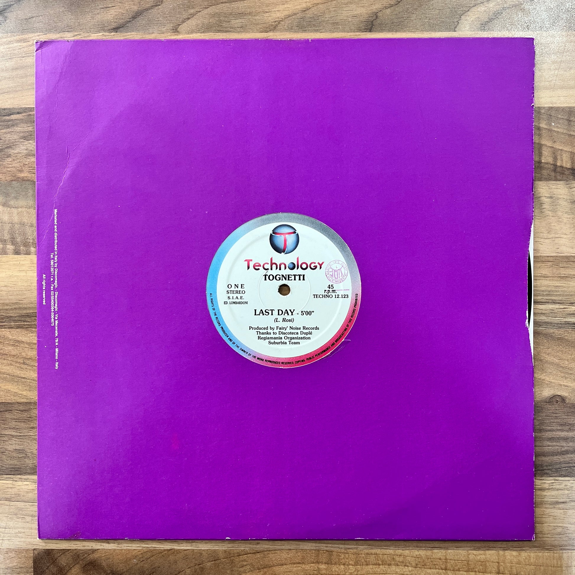 Tognetti ‎– Last Day - South