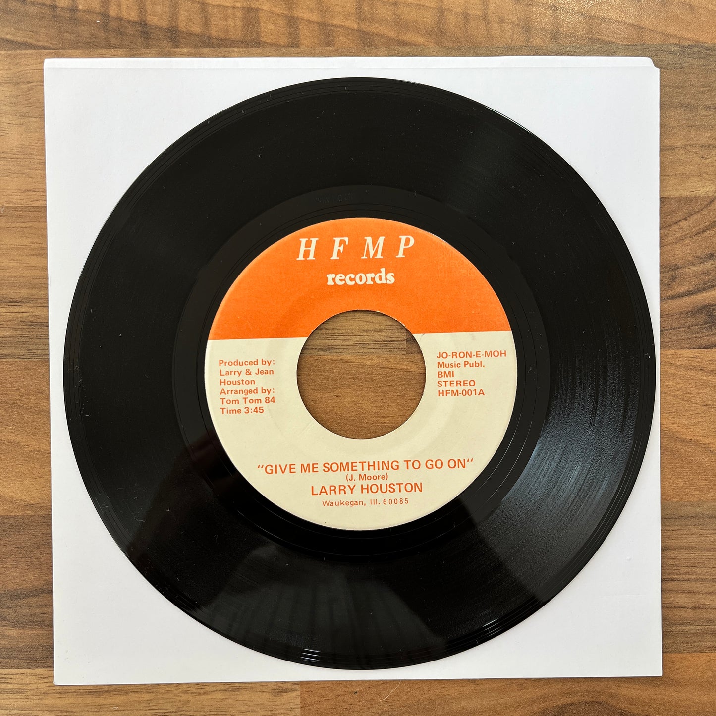 Larry Houston ‎– Give Me Something To Go On
