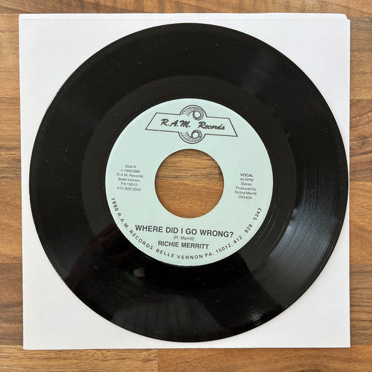 Richie Merritt – Where Did I Go Wrong?