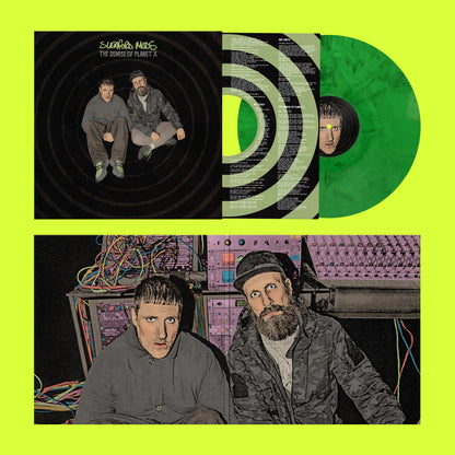 Sleaford Mods - The Demise Of Planet X south records southend neon green marbled vinyl