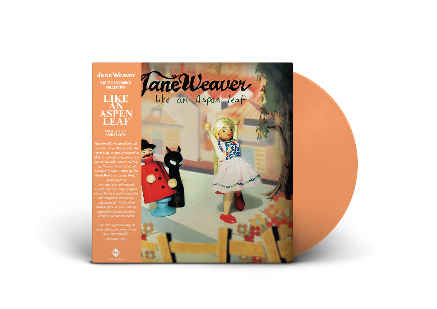 Jane Weaver - Like An Aspen Leaf south records 2026 apricot coloured vinyl
