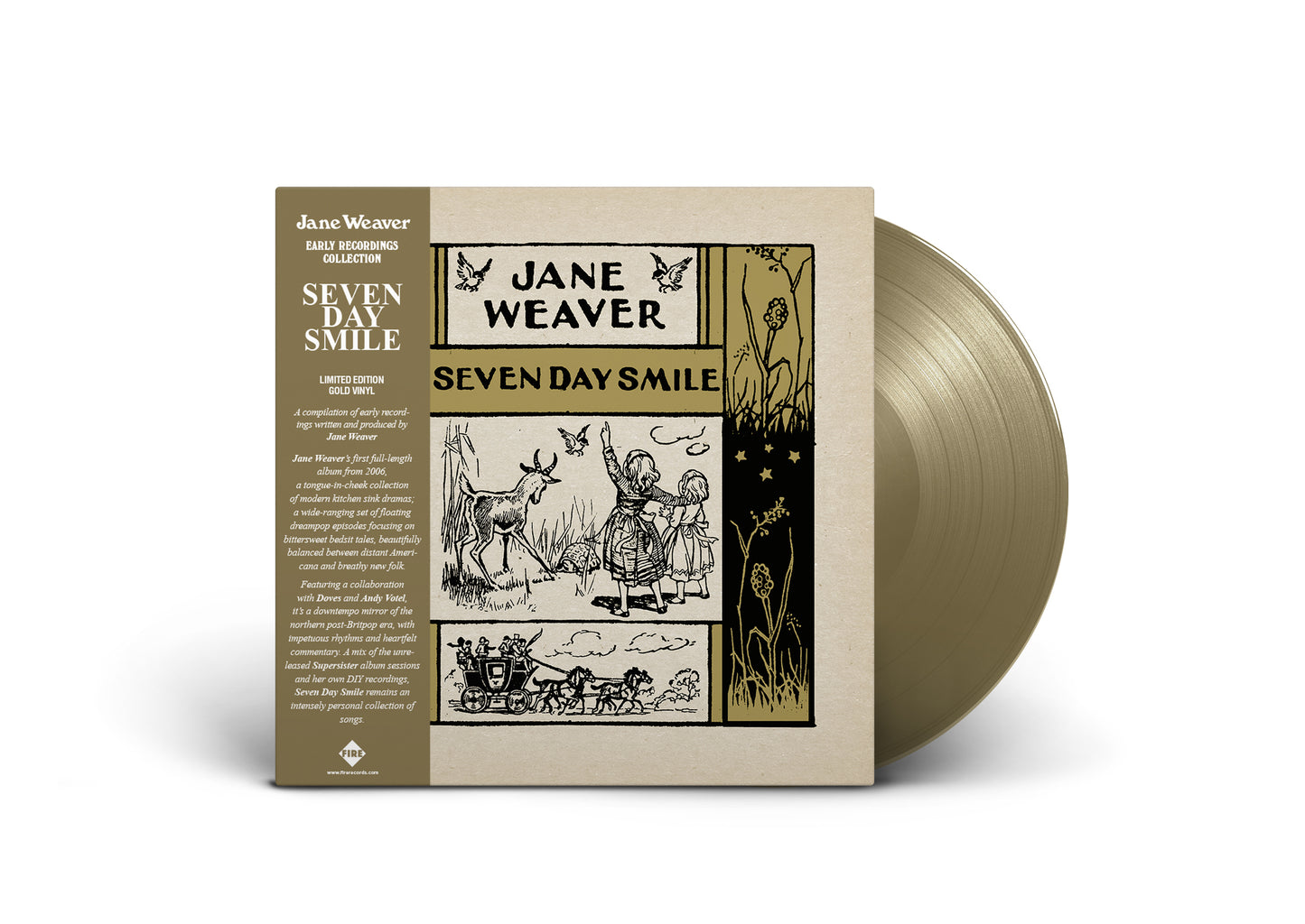 jane weaver seven day smile south records 2026 gold vinyl