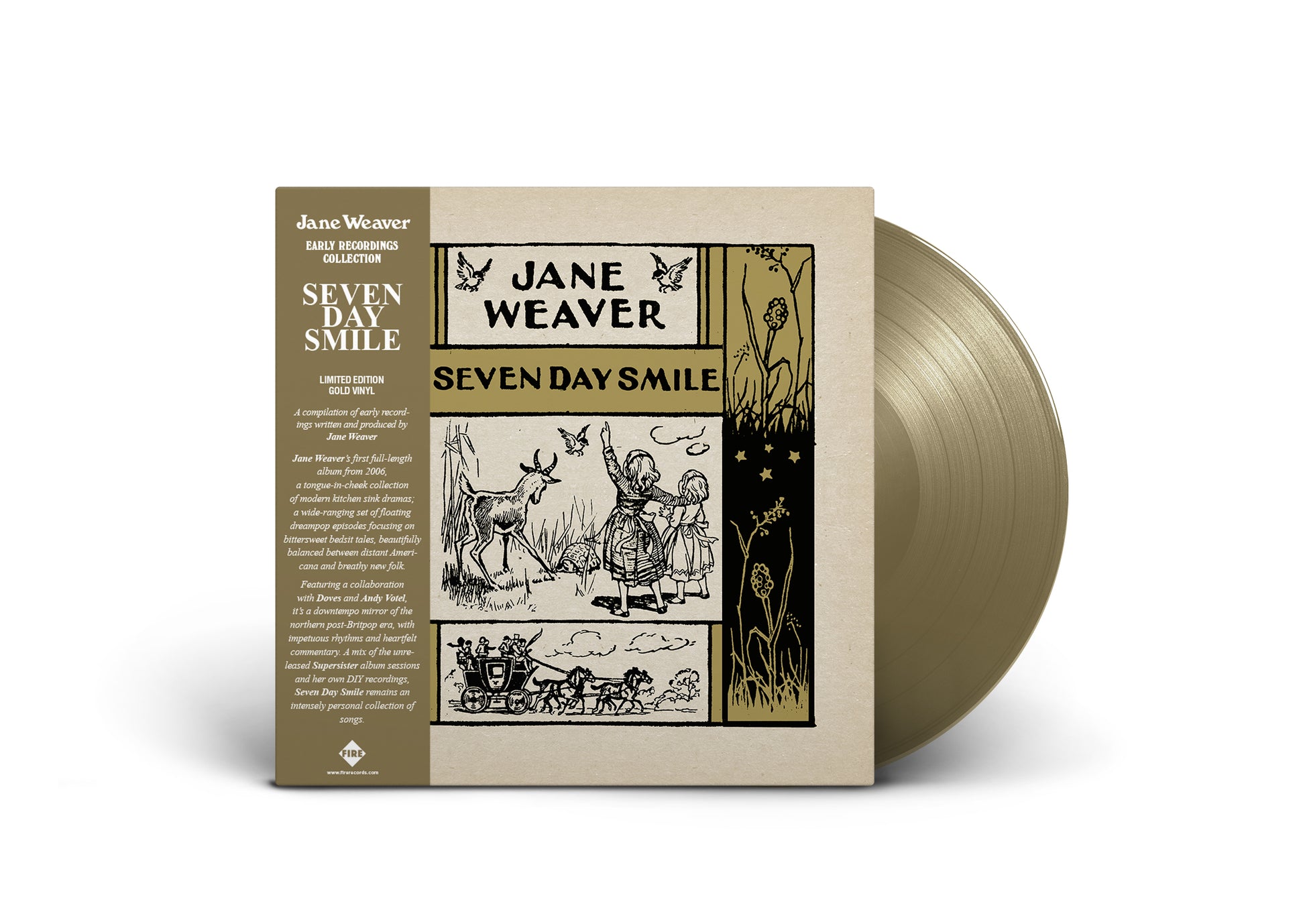 jane weaver seven day smile south records 2026 gold vinyl