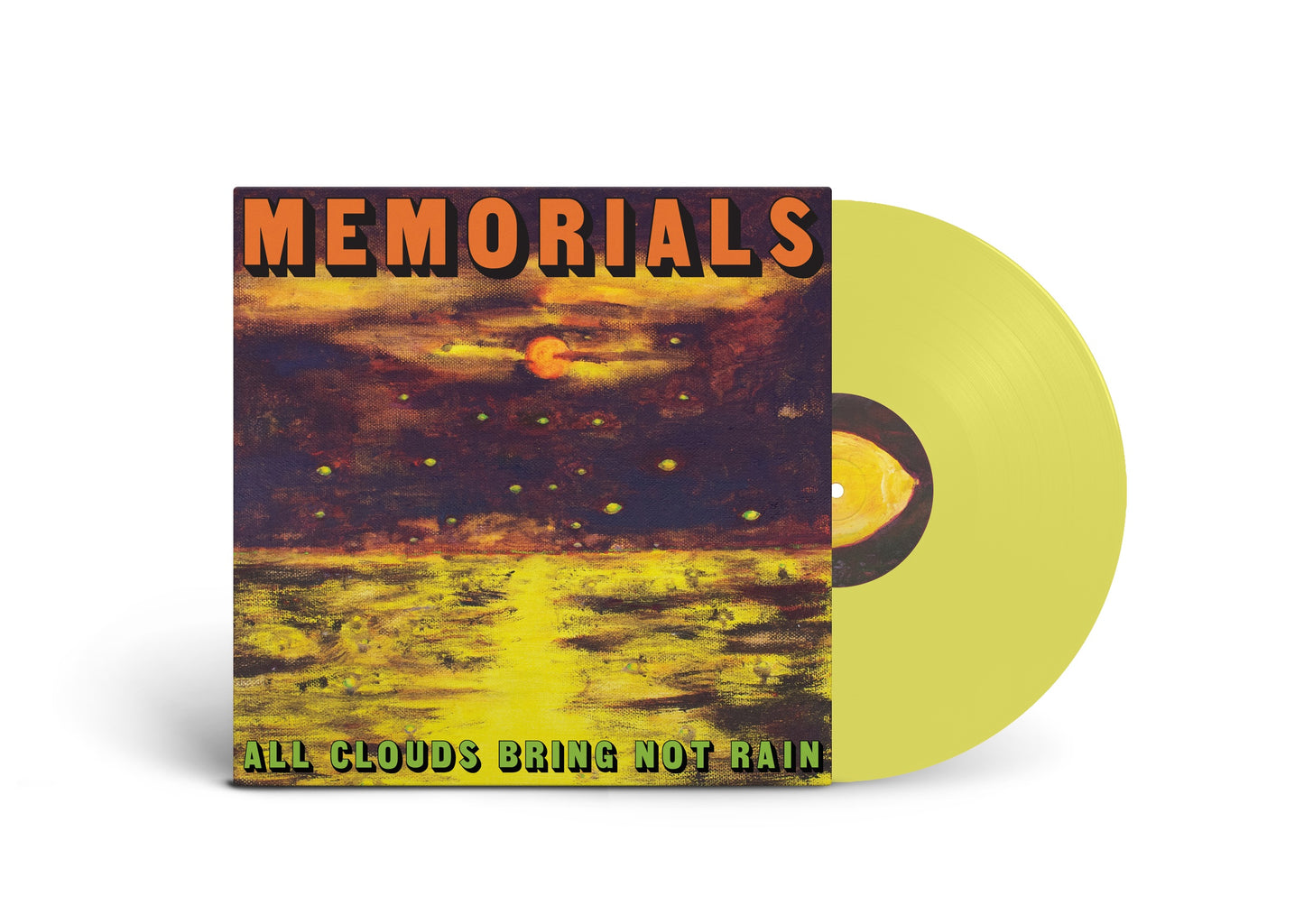 MEMORIALS - All Clouds Bring Not Rain indies only limited yellow vinyl