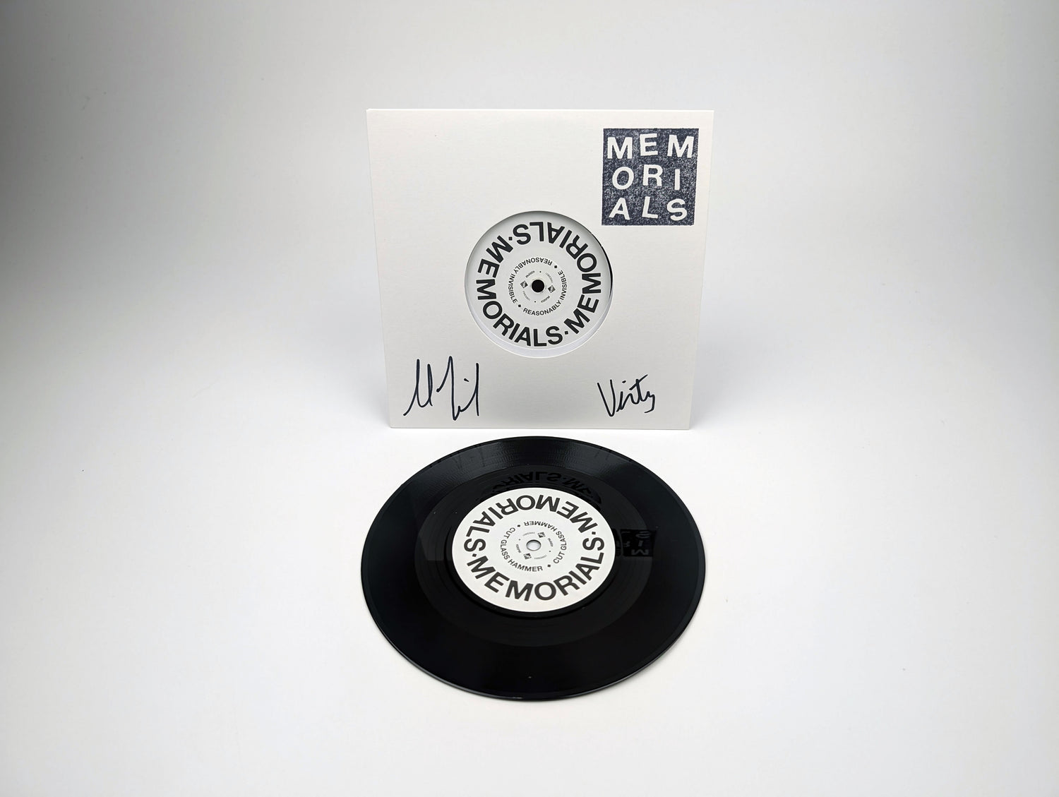 MEMORIALS - Cut Glass Hammer/Reasonably Invisible 7" single south records