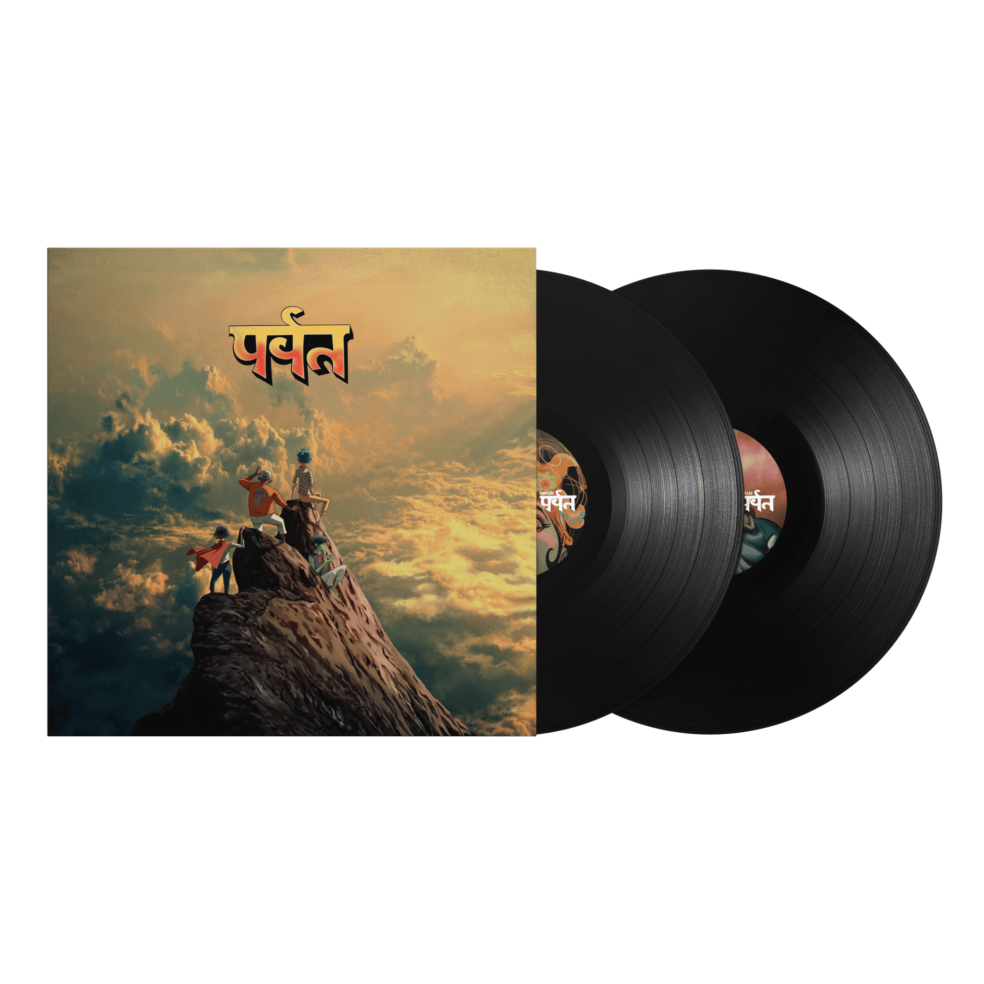 gorillaz the mountain album cover black vinyl