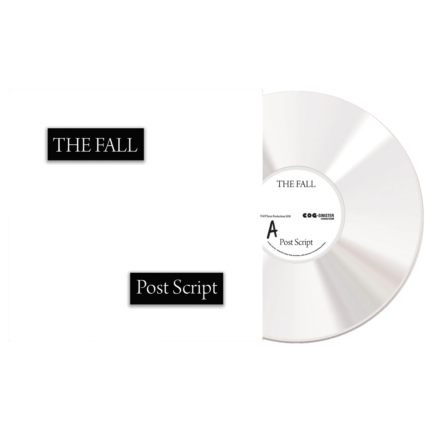 the fall post script south records 2026 album limited white vinyl