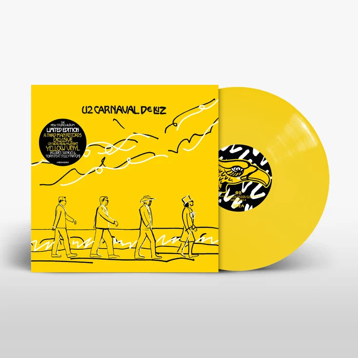 U2 - Carnaval De Luz (Third Man Records Exclusive Pressing) south records  yellow vinyl