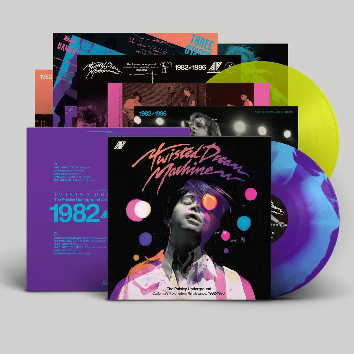 Twisted Dream Machine - The Paisley Underground / California's Psychedelic Renaissance: 1982-1986 south records southend coloured vinyl