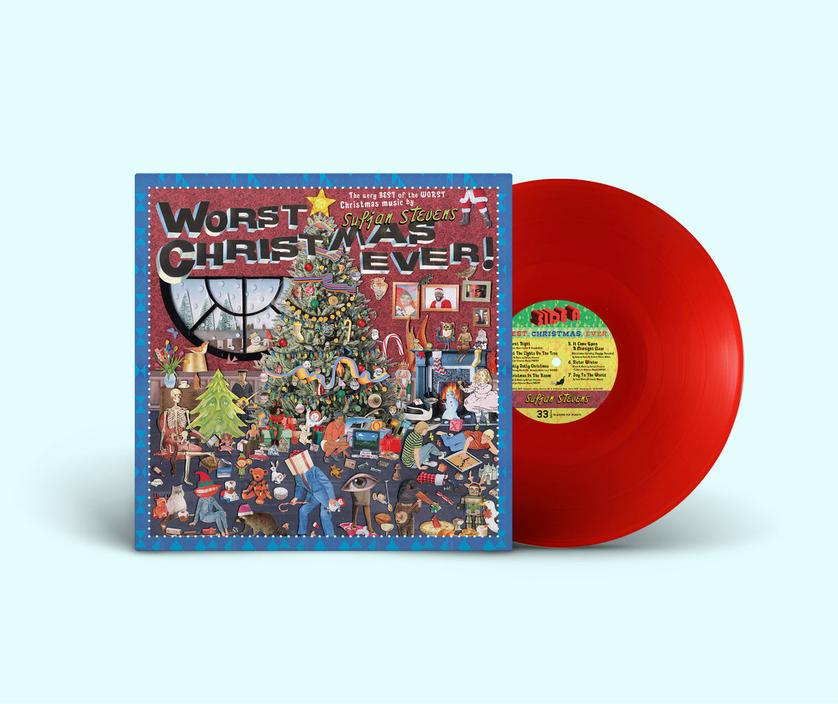 sufjan stevens worst christmas ever south records red vinyl