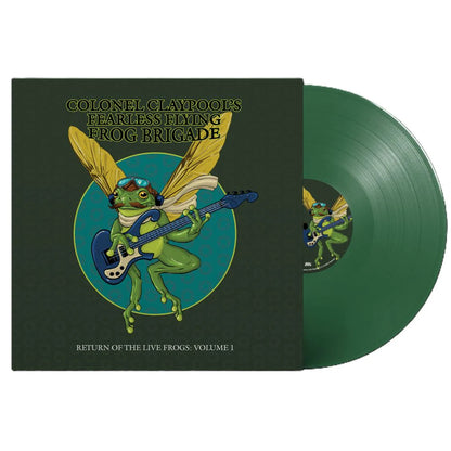 Colonel Claypool's Fearless Flying Frog Brigade - Return Of The LIve Frogs: Volume 1 green vinyl