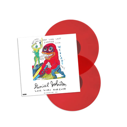 Daniel Johnston - Love Lives Forever (BBC Sessions 2003-11) south records southend limited red vinyl