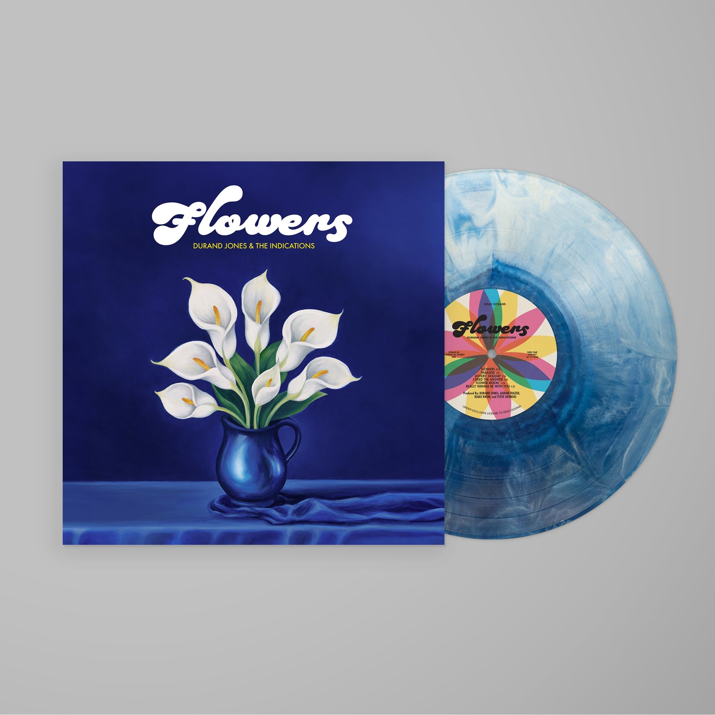 Durand Jones & The Indications - Flowers south records iceberg splash blue vinyl