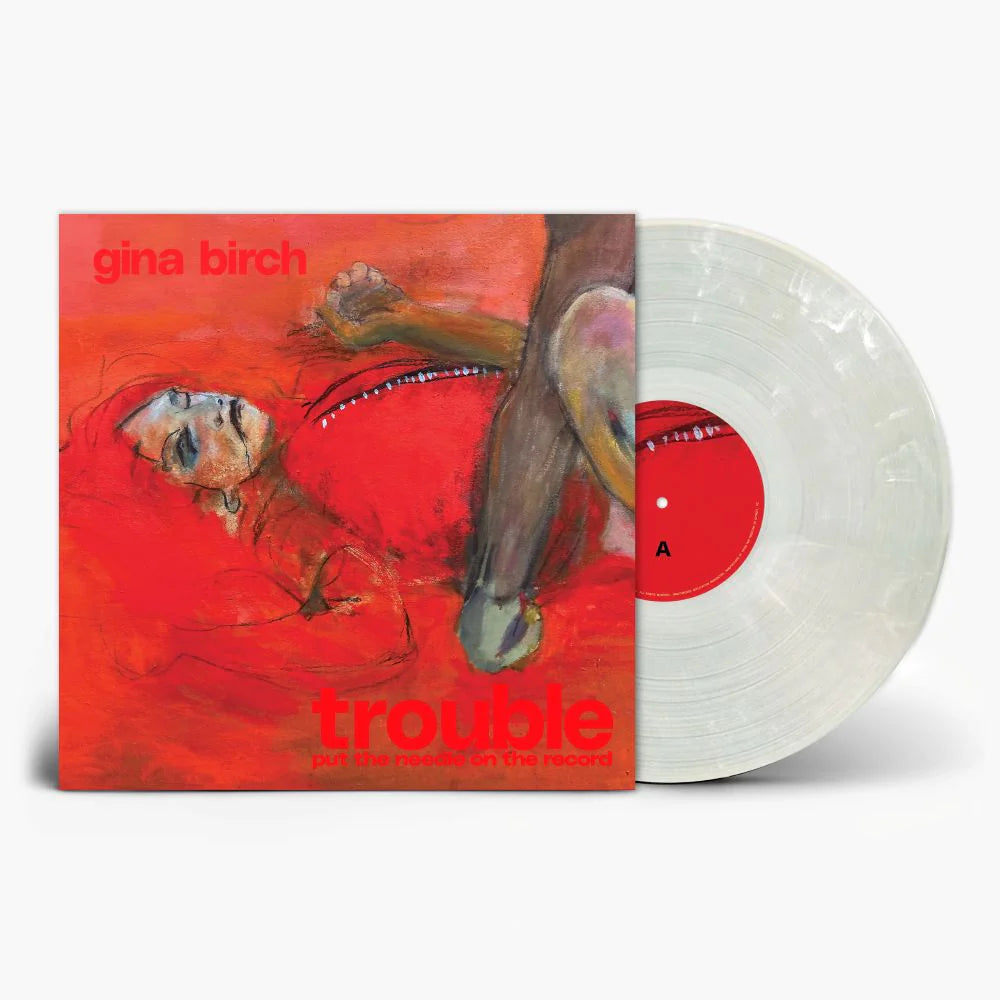 gina birch trouble south records brush stroke coloured vinyl 