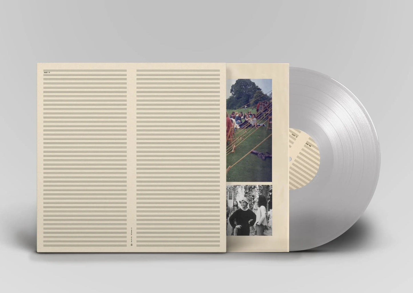 faust iv album cover south records clear vinyl